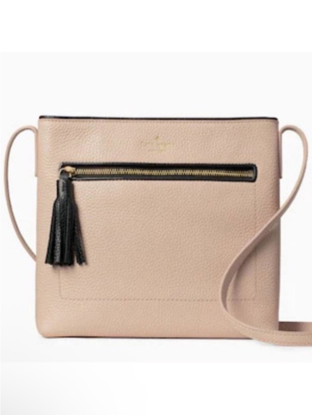 kate spade Blush Pink Crossbody with Black Tassel